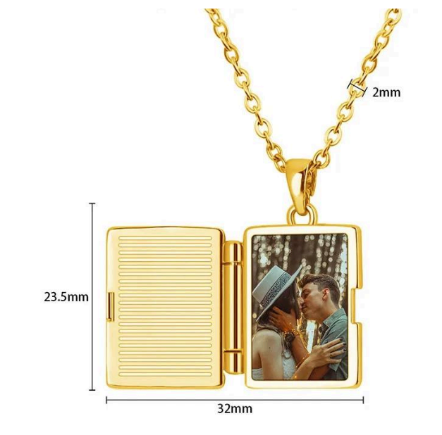 Personalized Photobook Necklace