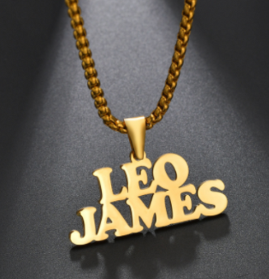 Personalized Any Chain Custom Two Name Necklace